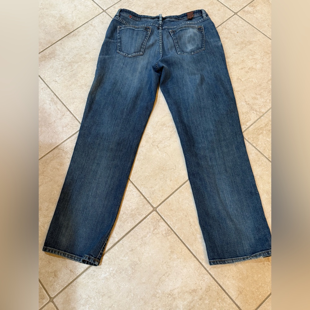 WORN Denim Jeans Men’s 36x34 Straight Leg Medium Wash Stretch